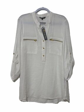 Unique Spectrum Sheer Top NWT